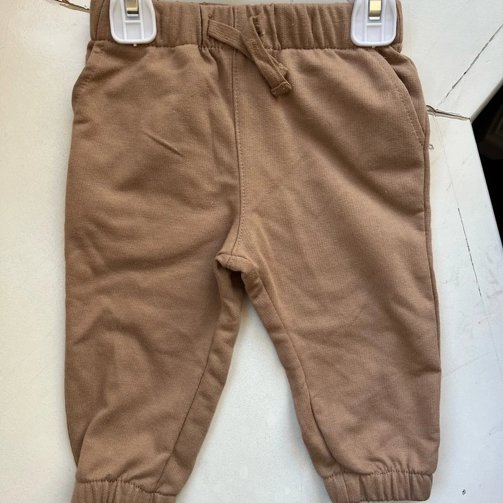 Brown Game Day Football Sweatshirt and Pants Set